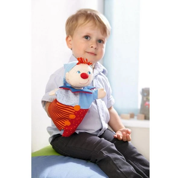 HABA 2180 - Handpuppe - Kasper, rot/blau, 26 cm HABA 2180 - Handpuppe - Kasper, Rot/blau, 26 Cm -Spielzeug Welten Winkel
