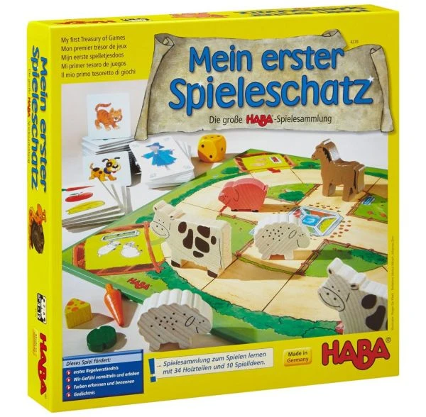 HABA 4278 - Mein erster Spieleschatz - Die große HABA Spielesammlung HABA 4278 - Mein Erster Spieleschatz - Die Große HABA Spielesammlung -Spielzeug Welten Winkel