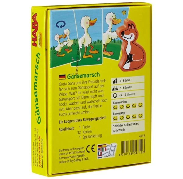 HABA 4712 - Mitbringspiel - Gänsemarsch HABA 4712 - Mitbringspiel - Gänsemarsch -Spielzeug Welten Winkel