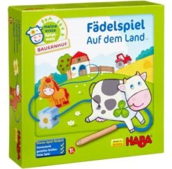 Haba 5580 - Meine Erste Spielwelt Bauernhof - Fädelspiel Auf Dem Land