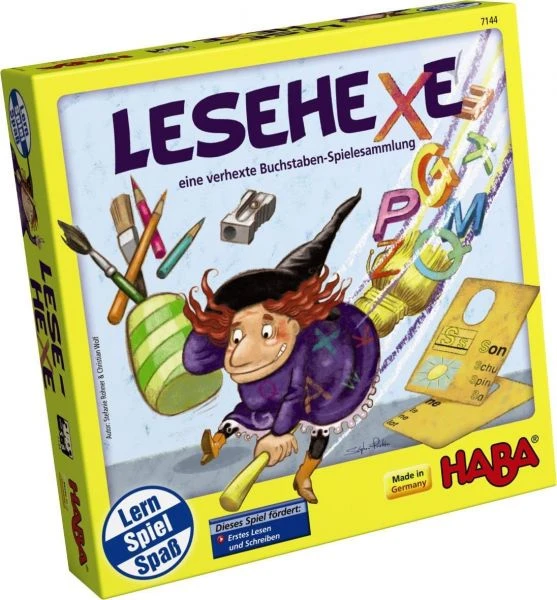 HABA 7144 - Lernspiel - Lesehexe HABA 7144 - Lernspiel - Lesehexe -Spielzeug Welten Winkel