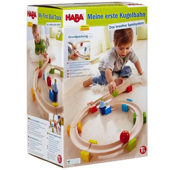 HABA 8050 - Meine erste Kugelbahn, Grundpackung HABA 8050 - Meine Erste Kugelbahn, Grundpackung -Spielzeug Welten Winkel