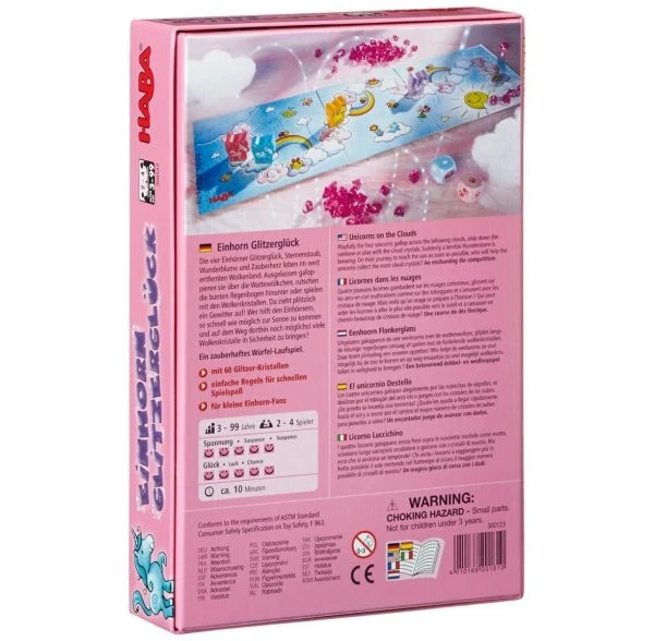 HABA 300123 - Mitbringspiel - Einhorn Glitzerglück HABA 300123 - Mitbringspiel - Einhorn Glitzerglück -Spielzeug Welten Winkel