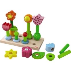 HABA 301551 - Steckspiel - Blumengarten -Spielzeug Welten Winkel 4010168209180 2 600x600