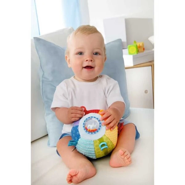 HABA 301672 - Babyspielzeug - Entdeckerball Kunterbunt HABA 301672 - Babyspielzeug - Entdeckerball Kunterbunt -Spielzeug Welten Winkel