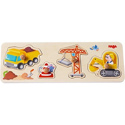 HABA 301943 - Greifpuzzle - Auf der Baustelle HABA 301943 - Greifpuzzle - Auf Der Baustelle -Spielzeug Welten Winkel
