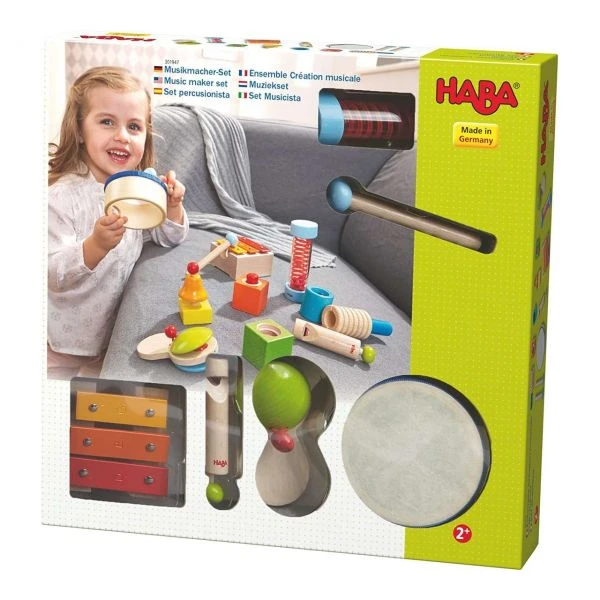 HABA 301947 - Musikspielzeug & Klangspielzeug - Musikmacher-Set HABA 301947 - Musikspielzeug & Klangspielzeug - Musikmacher-Set -Spielzeug Welten Winkel