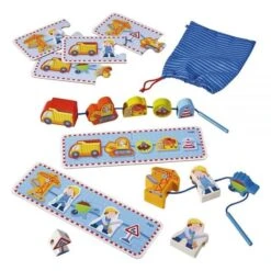 Haba 302155 Fädelspiel Baustelle