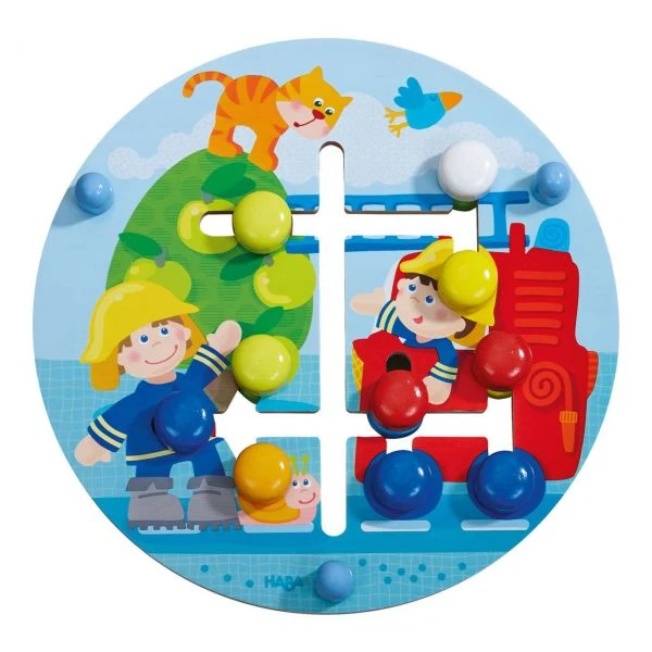 HABA 303851 - Motorikbrett - Feuerwehr-Welt HABA 303851 - Motorikbrett - Feuerwehr-Welt -Spielzeug Welten Winkel