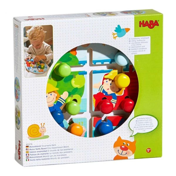HABA 303851 - Motorikbrett - Feuerwehr-Welt HABA 303851 - Motorikbrett - Feuerwehr-Welt -Spielzeug Welten Winkel