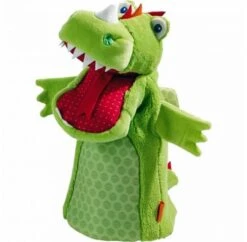 HABA 302525 - Handpuppe - Drache Vinni, 25 Cm