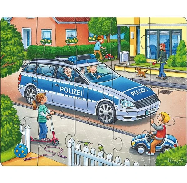 HABA 302759 - Puzzle - Polizei, Feuerwehr und Co. HABA 302759 - Puzzle - Polizei, Feuerwehr Und Co. -Spielzeug Welten Winkel