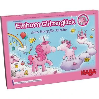HABA 302767 - Sammelspiel - Einhorn Glitzerglück - Eine Party für Rosalie HABA 302767 - Sammelspiel - Einhorn Glitzerglück - Eine Party Für Rosalie -Spielzeug Welten Winkel