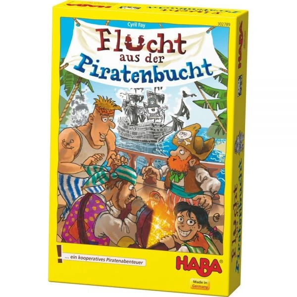 HABA 302789 - Mitbringspiel - Flucht aus der Piratenbucht HABA 302789 - Mitbringspiel - Flucht Aus Der Piratenbucht -Spielzeug Welten Winkel
