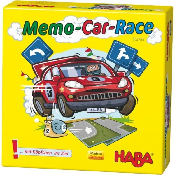 HABA 302785 - Mitbringspiel - Memo-Car-Race HABA 302785 - Mitbringspiel - Memo-Car-Race -Spielzeug Welten Winkel