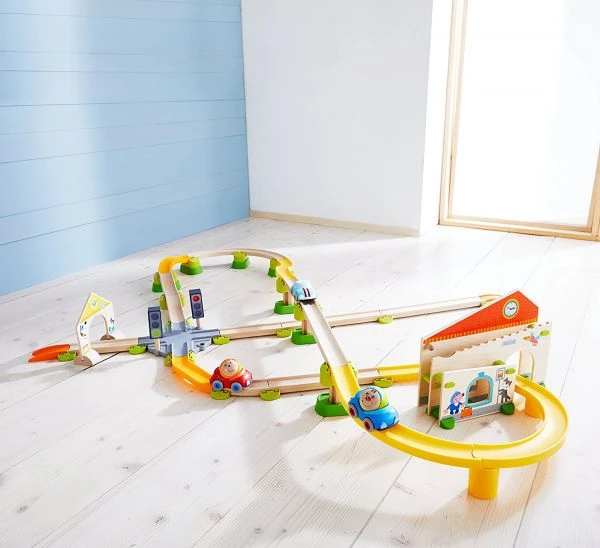 HABA 303082 - Kullerbü - Kugelbahn Stadtbummel HABA 303082 - Kullerbü - Kugelbahn Stadtbummel -Spielzeug Welten Winkel