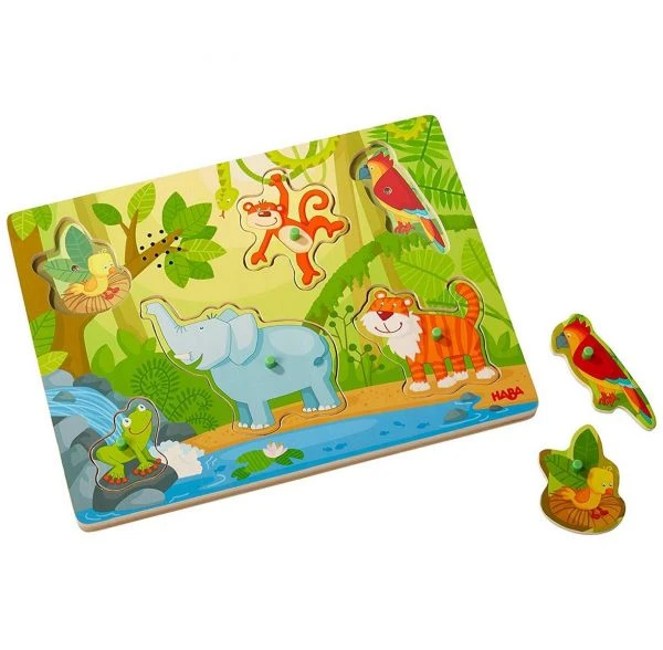 HABA 303181 - Greifpuzzle - Im Dschungel HABA 303181 - Greifpuzzle - Im Dschungel -Spielzeug Welten Winkel