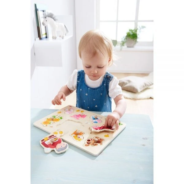 HABA 303183 - Greifpuzzle - Oma Lenis Tiere HABA 303183 - Greifpuzzle - Oma Lenis Tiere -Spielzeug Welten Winkel