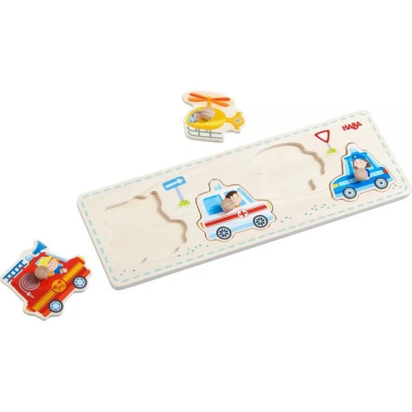 HABA 303184 - Greifpuzzle - Einsatzfahrzeuge HABA 303184 - Greifpuzzle - Einsatzfahrzeuge -Spielzeug Welten Winkel
