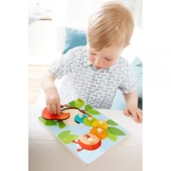 HABA 303189 - Greifpuzzle - Raupe Mina -Spielzeug Welten Winkel 4010168230054 2 600x600