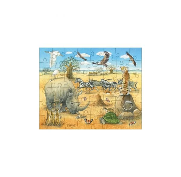 HABA 303348 - Puzzle - Wilde Tiere in Afrika HABA 303348 - Puzzle - Wilde Tiere In Afrika -Spielzeug Welten Winkel