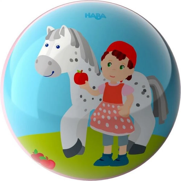 HABA 303478 - Ball - Reitspaß, 15 cm Durchmesser HABA 303478 - Ball - Reitspaß, 15 Cm Durchmesser -Spielzeug Welten Winkel