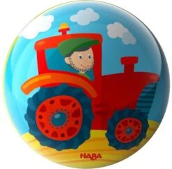 HABA 303479 - Ball - Traktor, 15 Cm Durchmesser