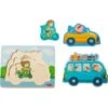 HABA 303679 - Holzpuzzle - Fahrspaß