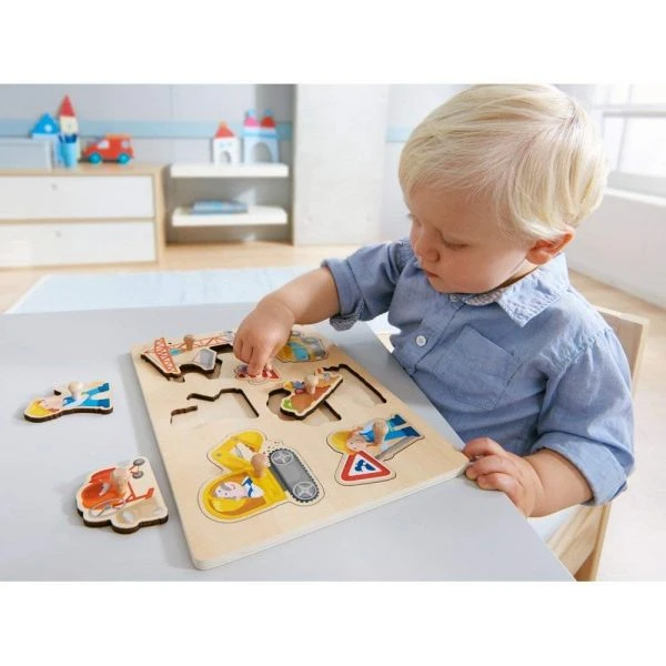 HABA 303697 - Greifpuzzle - Baustellen-Welt HABA 303697 - Greifpuzzle - Baustellen-Welt -Spielzeug Welten Winkel