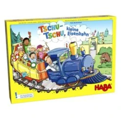 HABA 303736 - Gesellschaftsspiel - Tschu-tschu, Kleine Eisenbahn
