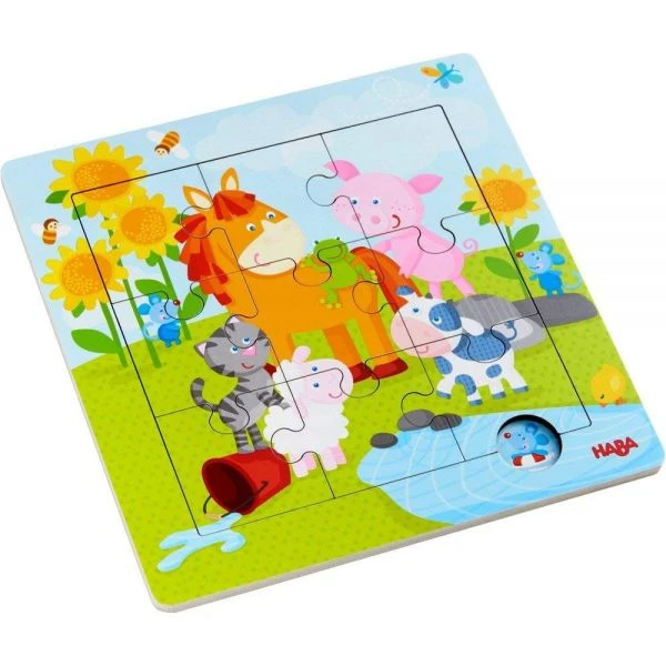 HABA 303767 - Holzpuzzle - Tierfreunde HABA 303767 - Holzpuzzle - Tierfreunde -Spielzeug Welten Winkel