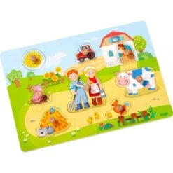 HABA 303769 - Greifpuzzle - Auf Dem Bauernhof