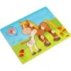 HABA 303771 - Greifpuzzle - Pferdefamilie