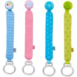 HABA 303819 - Schnullerband - Maus Merle & Drache Duri, 1 Stk, Zufällige Auswahl