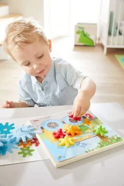 HABA 303870 - Zahnradspiel - Tiere Bei Der Arbeit -Spielzeug Welten Winkel 4010168236155 1 600x600