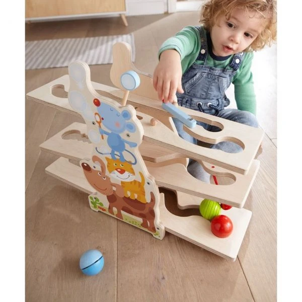 HABA 303906 - Kullerbü - Kugelbahn Klick-Klack Tierfreunde HABA 303906 - Kullerbü - Kugelbahn Klick-Klack Tierfreunde -Spielzeug Welten Winkel
