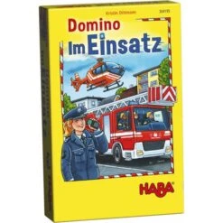 HABA 304195 - Mitbringspiel - Domino Im Einsatz