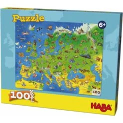 HABA 304220 - Puzzle - Länder Europas, 100 Teile XXL