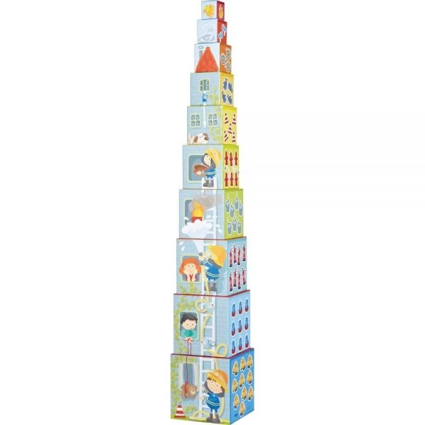 HABA 304238 - Stapelwürfel - Feuerwehr HABA 304238 - Stapelwürfel - Feuerwehr -Spielzeug Welten Winkel