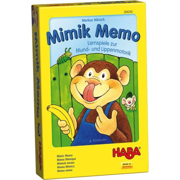 HABA 304242 - Mitbringspiel - Mimik Memo, Lernspiele zur Mund- und Lippenmotorik HABA 304242 - Mitbringspiel - Mimik Memo, Lernspiele Zur Mund- Und Lippenmotorik -Spielzeug Welten Winkel