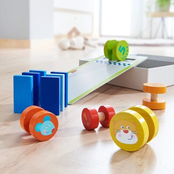 HABA 304354 - Motorikspiel - Rasantes Walzenrennen HABA 304354 - Motorikspiel - Rasantes Walzenrennen -Spielzeug Welten Winkel