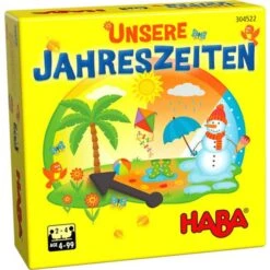 HABA 304522 - Mitbringspiel Geschenkzwerge - Unsere Jahreszeiten