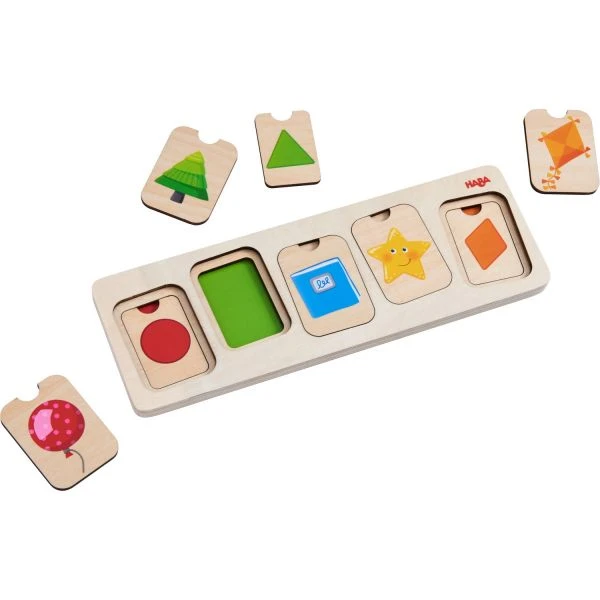HABA 304586 - Holzpuzzle - Farben & Formen HABA 304586 - Holzpuzzle - Farben & Formen -Spielzeug Welten Winkel