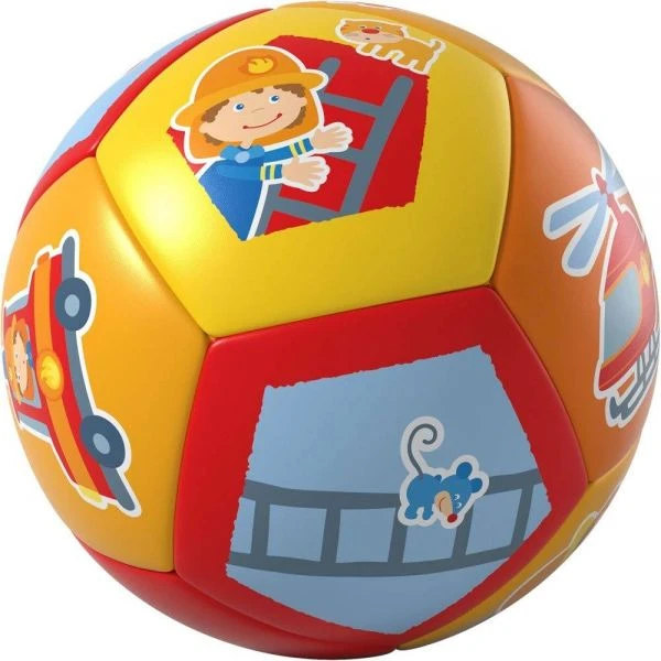 HABA 304596 - Baby-Ball - Feuerwehr, ca. 14 cm HABA 304596 - Baby-Ball - Feuerwehr, Ca. 14 Cm -Spielzeug Welten Winkel
