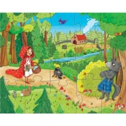 HABA 304701 - Puzzle - Märchenland, 4 X 15 Teile -Spielzeug Welten Winkel 4010168243221 1 600x600
