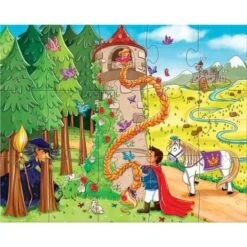 HABA 304701 - Puzzle - Märchenland, 4 X 15 Teile -Spielzeug Welten Winkel 4010168243221 2 600x600