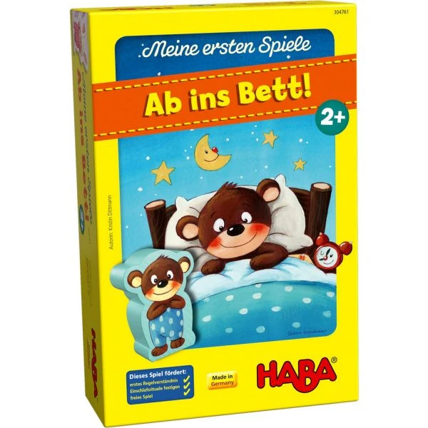 HABA 304761 - Meine ersten Spiele - Ab ins Bett! HABA 304761 - Meine Ersten Spiele - Ab Ins Bett! -Spielzeug Welten Winkel