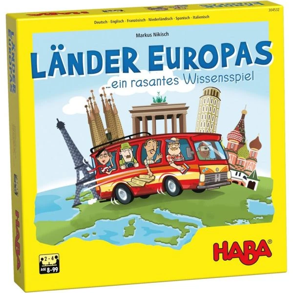 HABA 304532 - Mitbringspiele & Lernspiele - Länder Europas HABA 304532 - Mitbringspiele & Lernspiele - Länder Europas -Spielzeug Welten Winkel