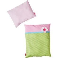 HABA 304863 - Puppenmöbel - Puppenbettwäsche Frühlingszauber