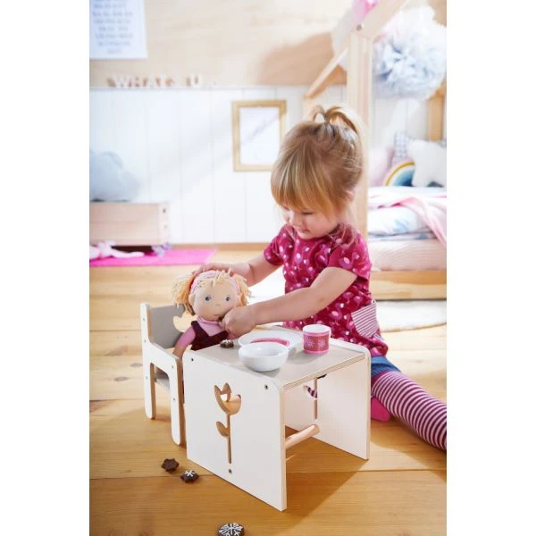 HABA 304857 - Puppenmöbel - Puppentisch Tulpentraum HABA 304857 - Puppenmöbel - Puppentisch Tulpentraum -Spielzeug Welten Winkel